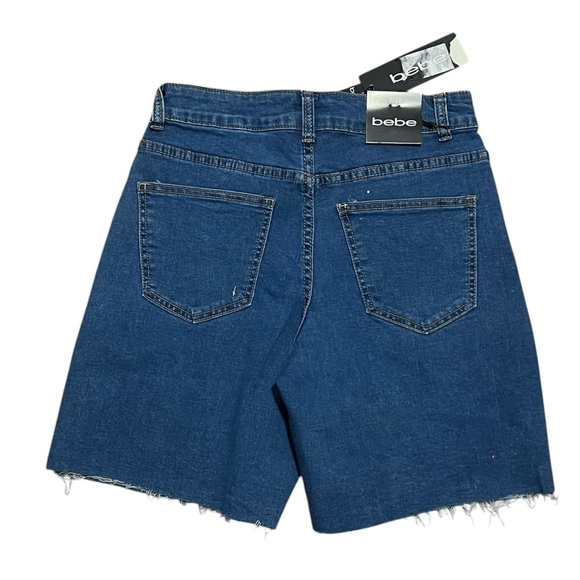 Bebe Blue Denim shorts. NWT. See 2/26. - Picture 2 of 6